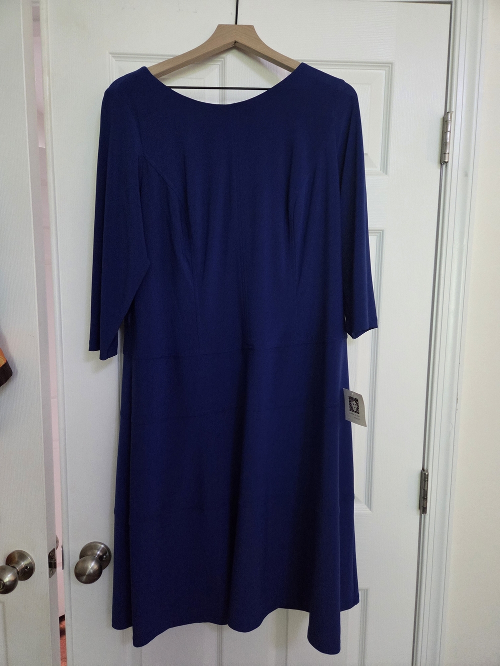 Vintage Classic Women's Royal Blue A-Line Dress